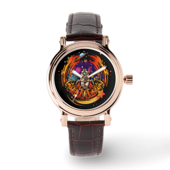 Blast Off Spaceship Watch (Front)