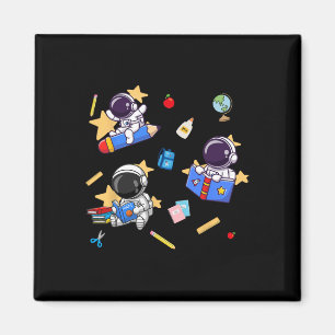 Blast Off To Learning Back To School Astronaut  Magnet