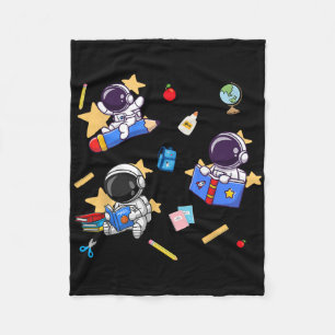 Blast Off To Learning Ck To School Astronaut Fleece Blanket