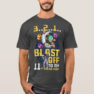 Blast Off To My 11th Solar Orbit, 11th Birthday As T-Shirt