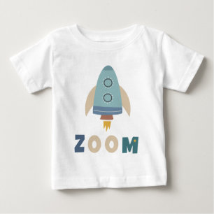 Blast Off Zoom First Trip around the Sun Baby T-Shirt
