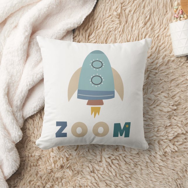 Blast Off Zoom First Trip around the Sun Cushion (Blanket)