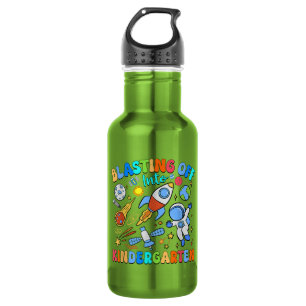 Blasting Off Into Kindergarten Back To School 532 Ml Water Bottle