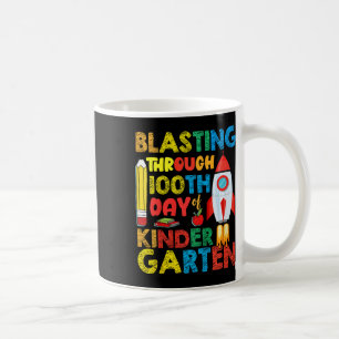 Blasting Through 100th Day Of Kindergarten Boys Coffee Mug