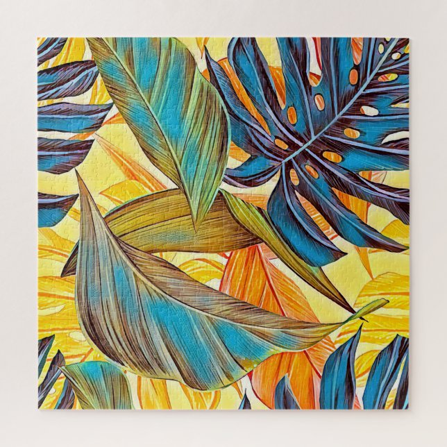 Blätter in Farben Jigsaw Puzzle (Vertical)