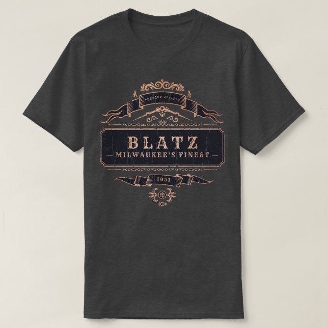 Blatz Beer Milwaukee TShirt 1 (Design Front)