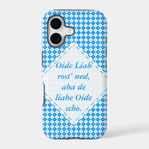 Blau weiß Minimalistisch