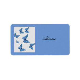Blaue Punkte Label