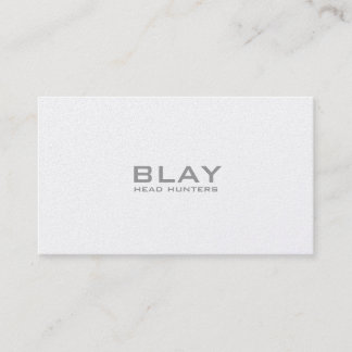 BLAY, head hunters Business Card