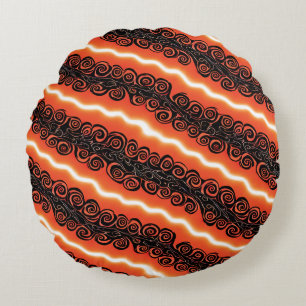 Blaze and Night Round Pillow