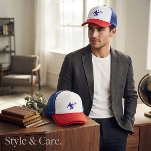 Blaze Horizon Trucker Hat Vibrant Street Style Cap