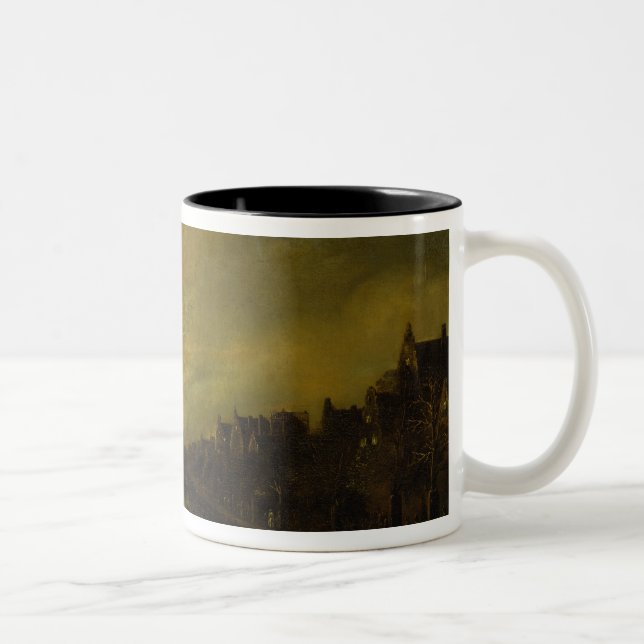 Blaze in Amsterdam Two-Tone Coffee Mug (Right)