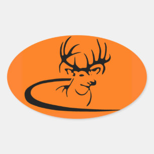 Blaze Orange Hunt's End Sticker