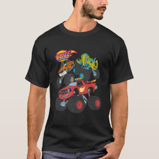 Blaze The Monster Machines Blaze Stripes Zeg T-Shirt