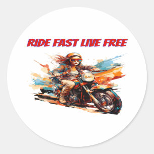 Blaze Your Path Classic Round Sticker