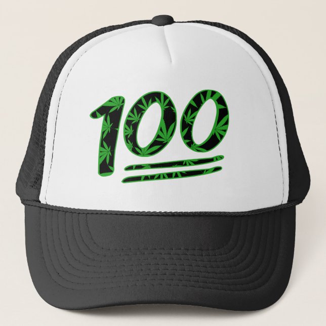 Blazing 100 trucker hat (Front)