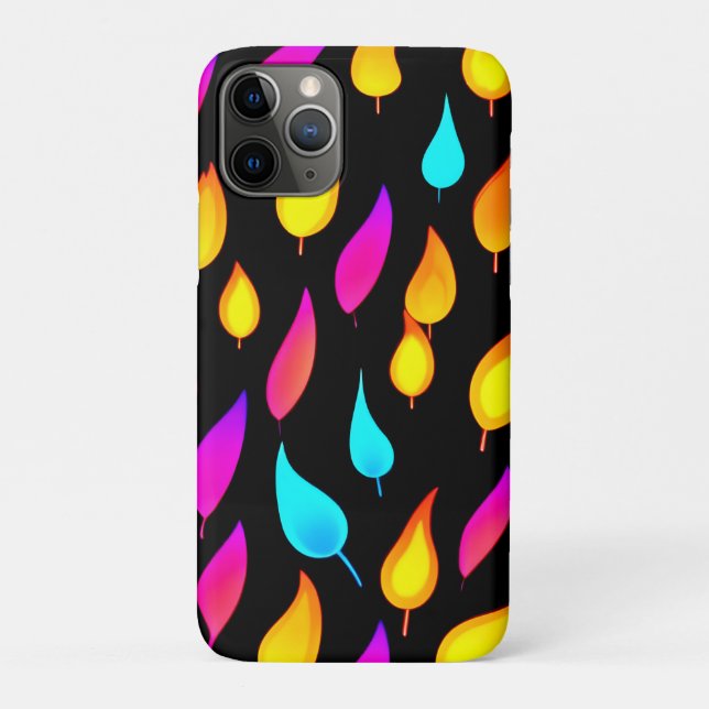 Blazing Abstract Flame Art Case-Mate iPhone Case (Back)