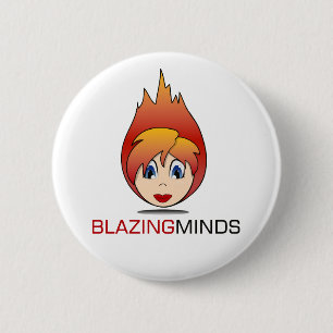 Blazing Badges! 6 Cm Round Badge