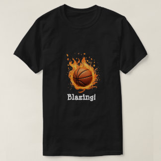 Blazing Basketball  T-Shirt