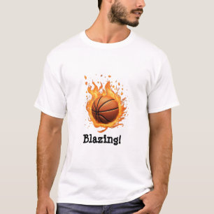 Blazing Basketball  T-Shirt