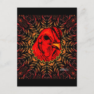 Blazing Brahma Postcard