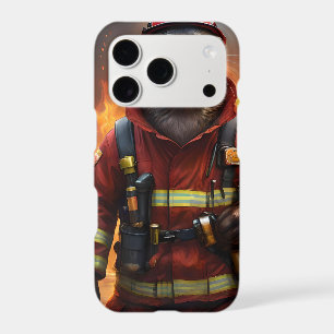 **"Blazing Bravery: The Otter Firefighter"**
