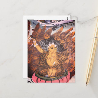 blazing Buddha Postcard