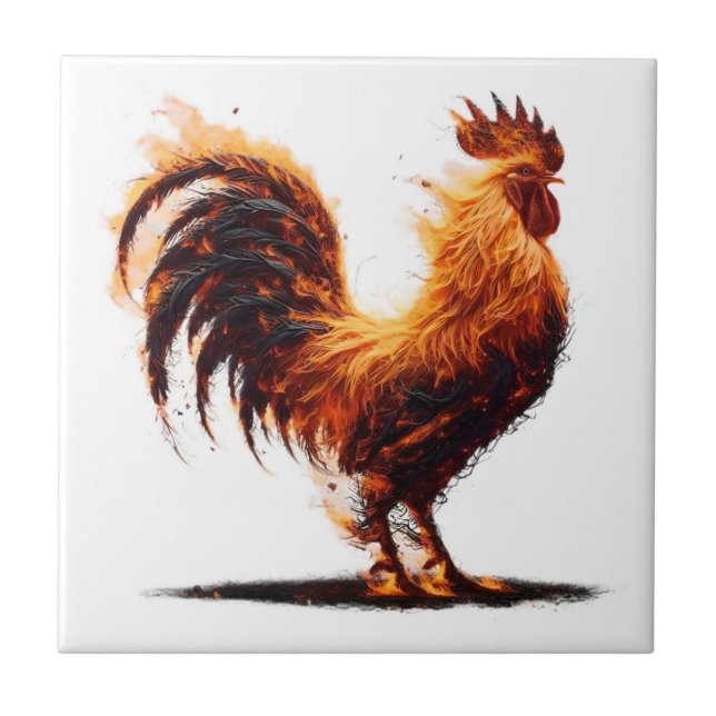 Blazing Chicken Tile (Front)