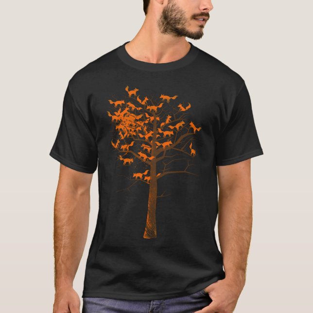 Blazing Fox Tree T-Shirt (Front)