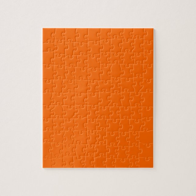 BLAZING ORANGE (solid on fire colour) ~ Jigsaw Puzzle (Vertical)
