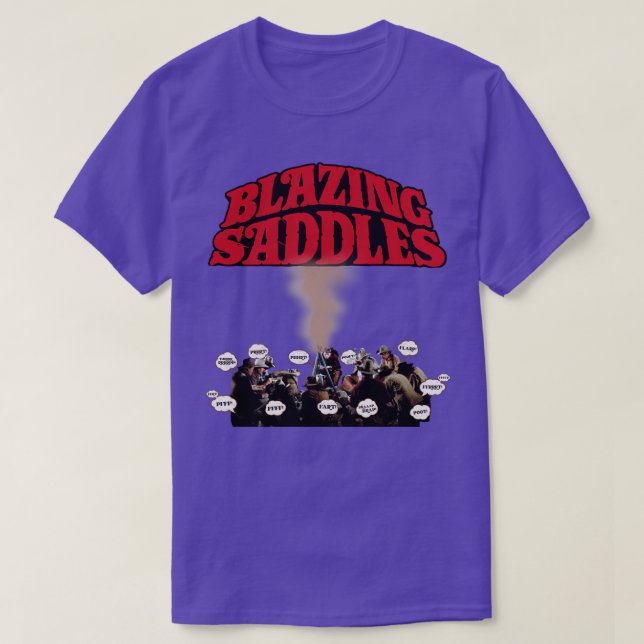Blazing Saddles Campfire Fart Scene T-Shirt (Design Front)