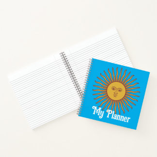 Blazing Sun Personalised Notebook