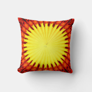 Blazing Sun Throw Pillow