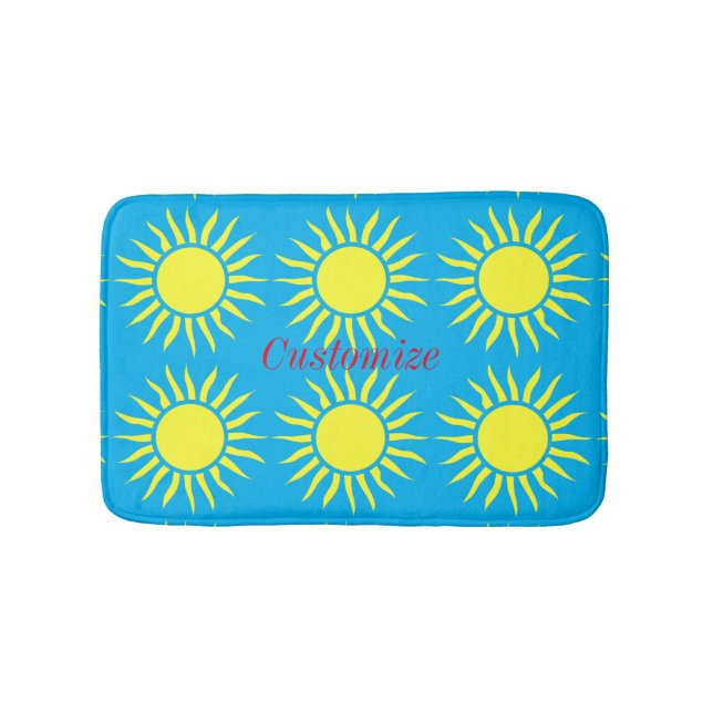 Blazing Sun Thunder_Cove Bath Mat (Front)