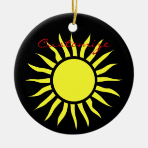 Blazing Sun Thunder_Cove Ceramic Ornament