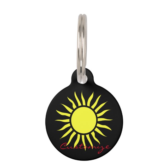 Blazing Sun Thunder_Cove Pet Tag (Front)