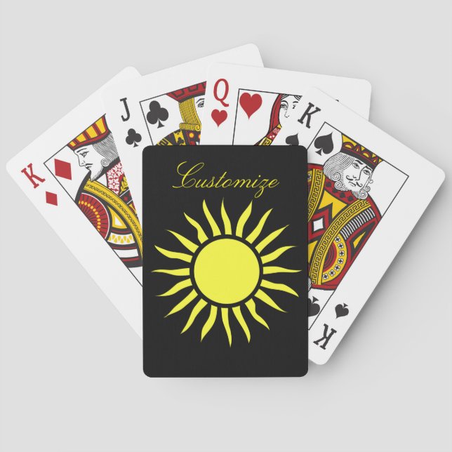 Blazing Sun Thunder_Cove Playing Cards (Back)