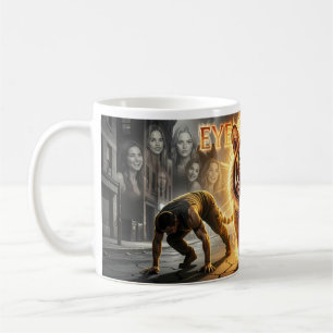 Blazing Tiger Gaze Urban Strength Art Mug