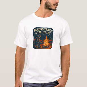 Blazing Trails Navy Campfire Graphic T-Shirt