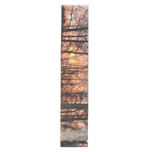 Blazing Woodland Sunset Medium Table Runner