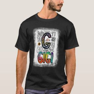 Bleach Gigi Typography Leopard Tie Dye Happy Mothe T-Shirt