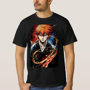 Bleach Ichigo Bankai Tensa Zangetsu Anime Art T-Sh T-Shirt