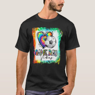 Bleached America Soccer Game Day Vibes Soccer Mom T-Shirt