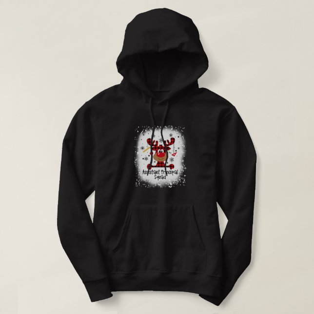Bleached Assistant Principal Squad Reindeer Funny  Hoodie (Design Front)