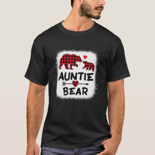 Bleached Auntie Bear Xmas Funny Family Christmas P T-Shirt