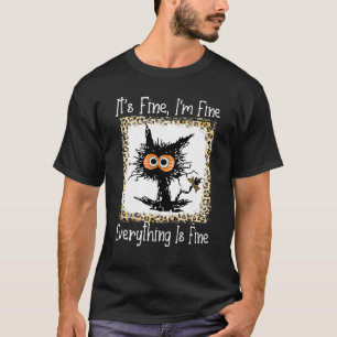 Bleached Basketball Mum Messy Cat Softball Mum Mot T-Shirt