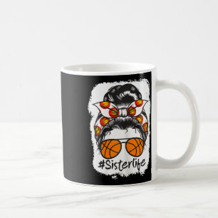 Bleached Bysketbyll Sister Life Messy Bun Byll Coffee Mug