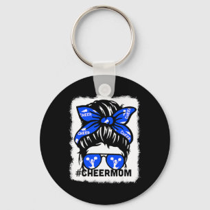 Bleached Cheer Mother Mama Parent Cheerleading Mom Key Ring