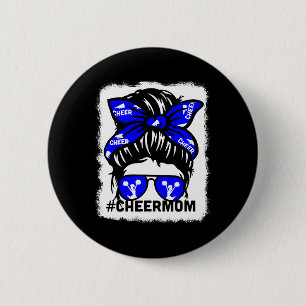 Bleached Cheer Mother Mama Parent Cheerleading Mum 6 Cm Round Badge