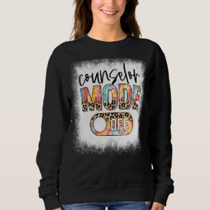 Bleached Counsellor Mode Off Leopard & Tie Dye Cou Sweatshirt